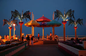 7th Street Stage Gazebo Virginia Beach Wallpaper