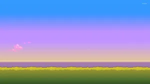 8 Bit Beautiful View Wallpaper