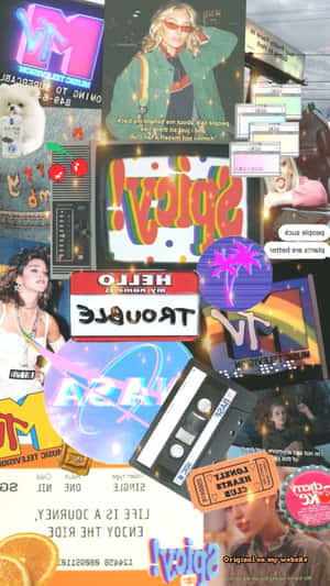 80s Aesthetic Iphone 736 X 1308 Wallpaper