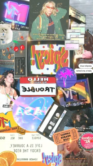 80s Aesthetic Iphone 736 X 1308 Wallpaper