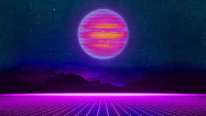 80s Neon Visions Wallpaper