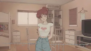 90s Anime Aesthetic Roomwith Character Wallpaper