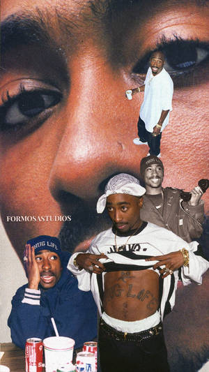 90s Rapper 2pac Wallpaper