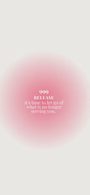 999 Release Pink Aura Aesthetic Wallpaper