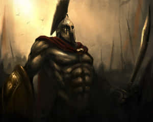 A 300 Movie Spartan Wallpaper