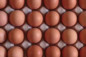 A Basket Of Fresh Brown Eggs Wallpaper