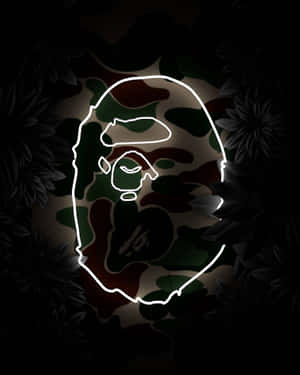 A Bathing Ape Neon Head Wallpaper Wallpaper