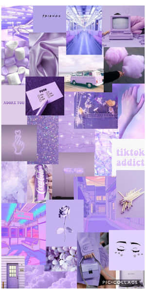 A Beautiful Aesthetic Featuring Vintage Purple Hues. Wallpaper