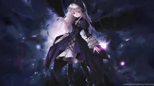 A Beautiful And Sad Anime Scene Wallpaper