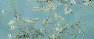 A Beautiful And Serene Painting Of Almond Blossoms By Vincent Van Gogh Wallpaper