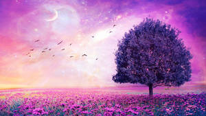 A Beautiful And Vibrant Purple Flower In Stunning Detail Wallpaper