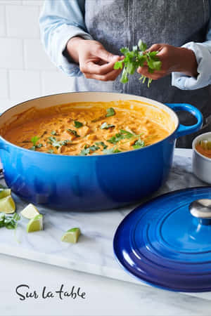 A Beautiful Azure Blue Landscape View Wallpaper