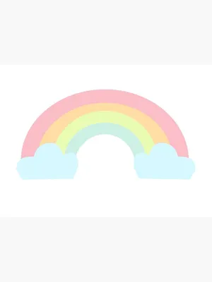 A Beautiful, Cute, Rainbow Pastel Painting With Vibrant Colors Wallpaper