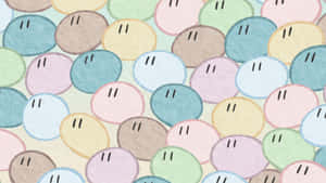 A Beautiful Display Of Clannad Dango Plushies Wallpaper