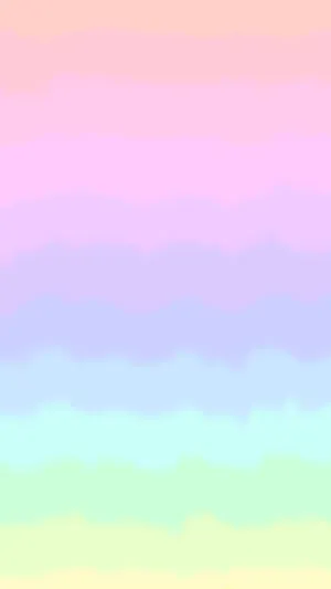 A Beautiful Pastel Rainbow Colors The Back Of An Iphone Wallpaper