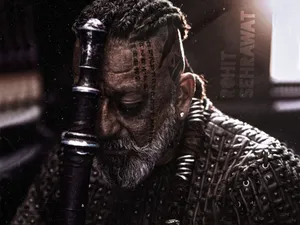 A Beautiful Picturesque Snow-capped Mountain Range At Sunrise. Wallpaper