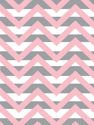 A Beautiful, Pink And Grey Abstract Floral Pattern. Wallpaper