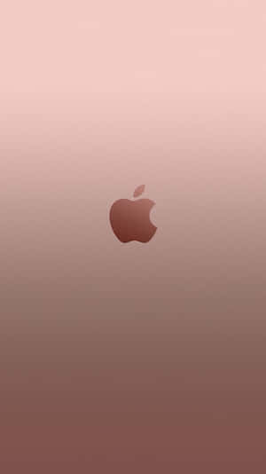 A Beautiful Rose Gold Iphone 6s Wallpaper