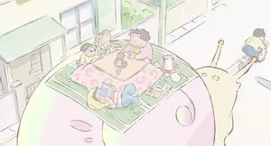 A Beautiful Scene From Studio Ghibli's Animated Film, My Neighbors The Yamadas. Wallpaper