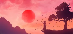 A Beautiful Starry Night Wallpaper