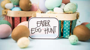 A Beautiful, Vibrant Blue Ocean And A Golden Sunset Skyline Wallpaper