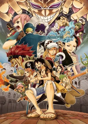 A Beautiful View Of Dressrosa, The Colorful Kingdom Wallpaper
