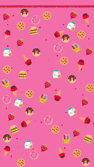 A Big, Adorable Eyes Emoji Wallpaper