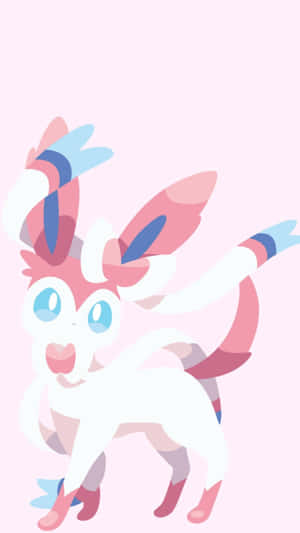 A Big Hug From Cute Sylveon Wallpaper