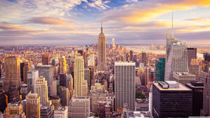 A Bird's-eye View Of The Big Apple In 4k Wallpaper