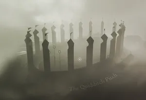 A Bird's Eye View Of The Hogwarts Quidditch Pitch. Wallpaper