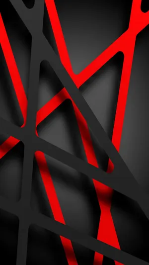 A Black And Red Abstract Background With Lines Wallpaper