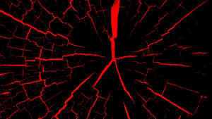 A Black And Red Background With A Crack In It Wallpaper