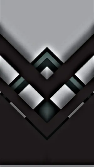 A Black And White Abstract Design With A Black And White Background Wallpaper