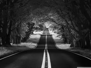 A Black And White Aesthetic Gaming Pc Wallpaper