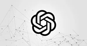 A Black And White Logo With A Knot In The Middle Wallpaper