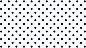 A Black And White Polka Dot Pattern Wallpaper