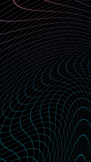 A Black Background With A Blue And Purple Wave Pattern Wallpaper