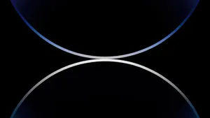 A Black Background With A Circular Design Wallpaper