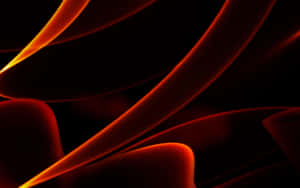 A Black Background With Orange And Yellow Swirls Wallpaper