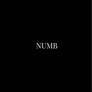 A Black Background With The Word Numb Wallpaper