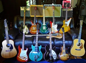 A Black Leather Couch Wallpaper