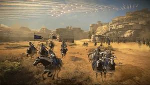 A Blood Of Steel Battle Scene Wallpaper