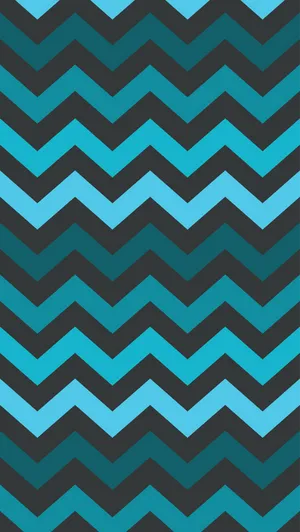 A Blue And Black Chevron Pattern Wallpaper