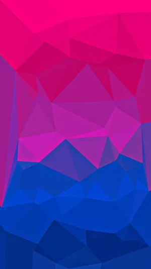 A Blue And Pink Background With Triangles Wallpaper