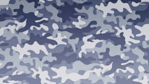 A Blue And White Camouflage Pattern Wallpaper