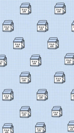 A Blue Background With A Pattern Of Boxes Wallpaper