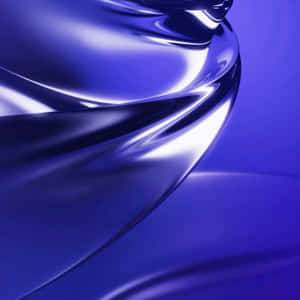 A Blue Background With A Silver Rim Wallpaper