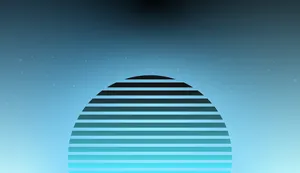 A Blue Egg With A Blue Background Wallpaper