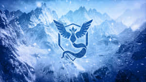 A Blue Logo With A Blue Background Wallpaper