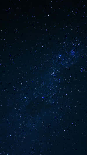 A Blue Sky With Stars Wallpaper